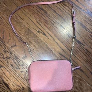 mauve colored purse